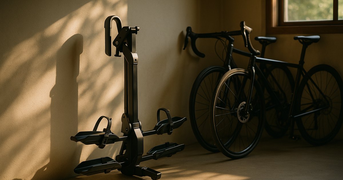 Featured image for How to Choose an E-Bike Hitch Rack That Folds for Small Garage Storage